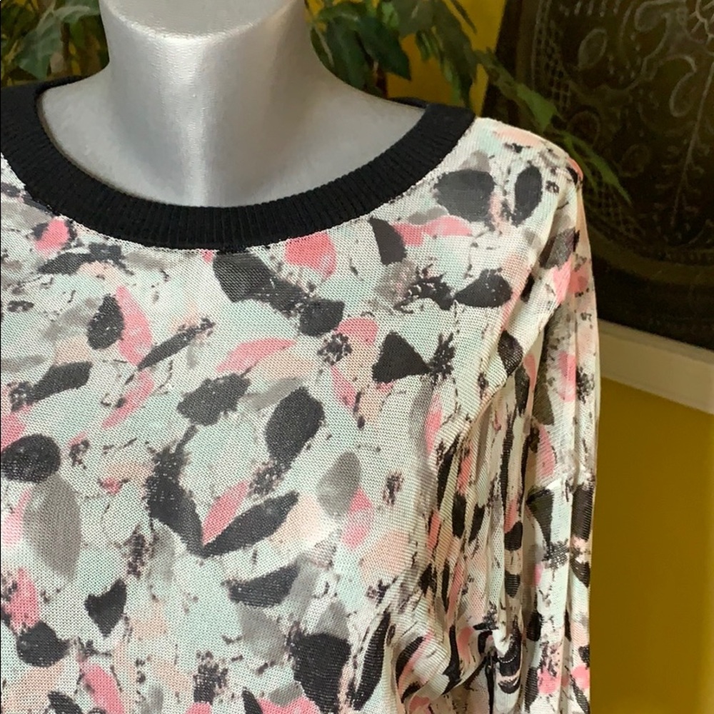 NWT sheer top